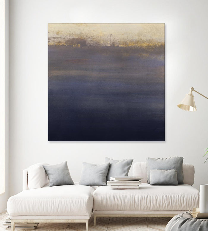 Indigo Sundown I by Victoria Borges on GIANT ART - pink abstract