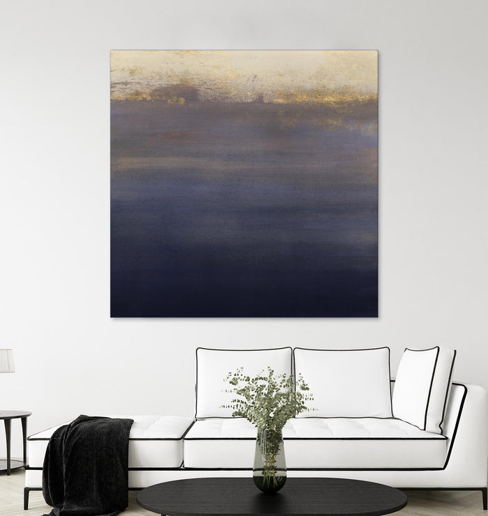 Indigo Sundown I by Victoria Borges on GIANT ART - pink abstract
