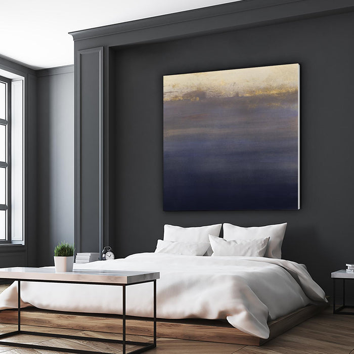 Indigo Sundown I by Victoria Borges on GIANT ART - pink abstract