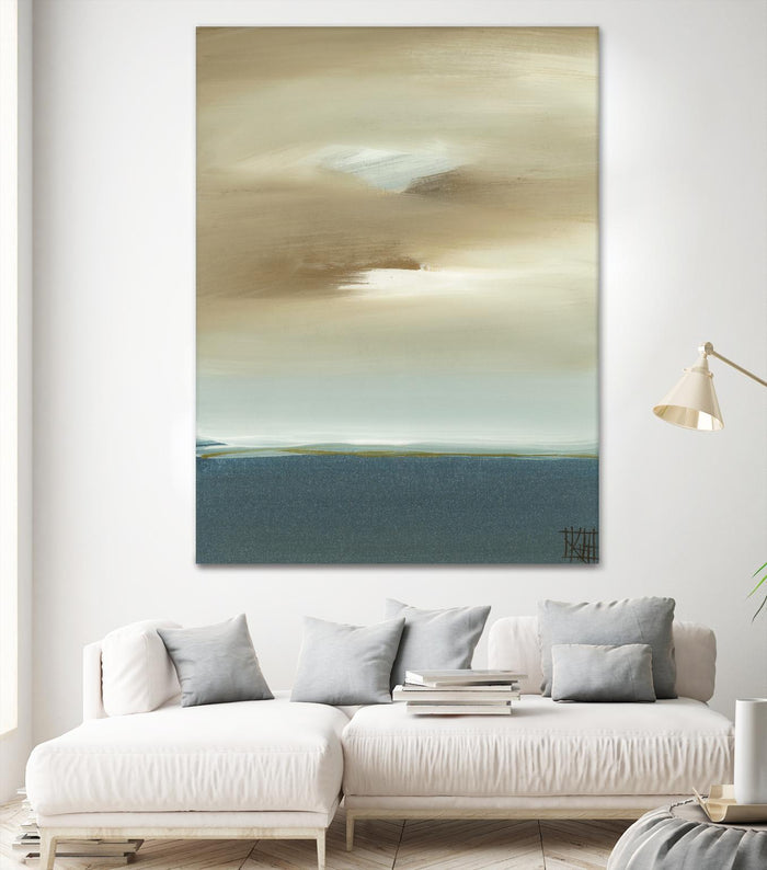 January I by Kelsey Hochstatter on GIANT ART - beige abstract