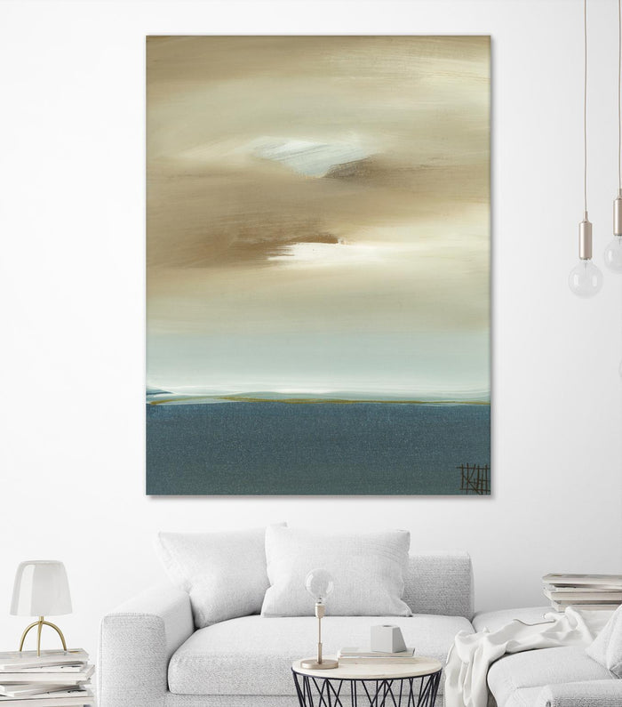 January I by Kelsey Hochstatter on GIANT ART - beige abstract