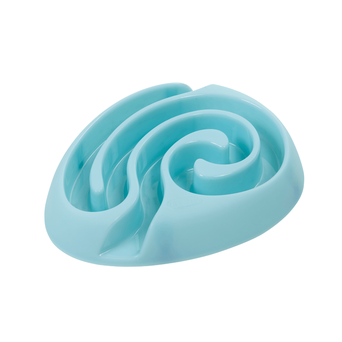 White background with a light blue Kruuse BUSTER DogMaze Mini, laying flat.