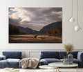 Lake Views by Aaron Matheson on GIANT ART - grey landscape