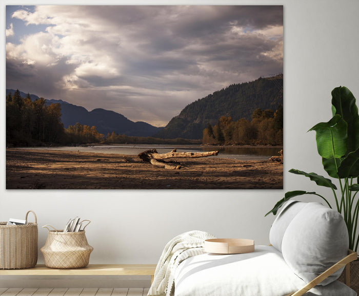 Lake Views by Aaron Matheson on GIANT ART - grey landscape