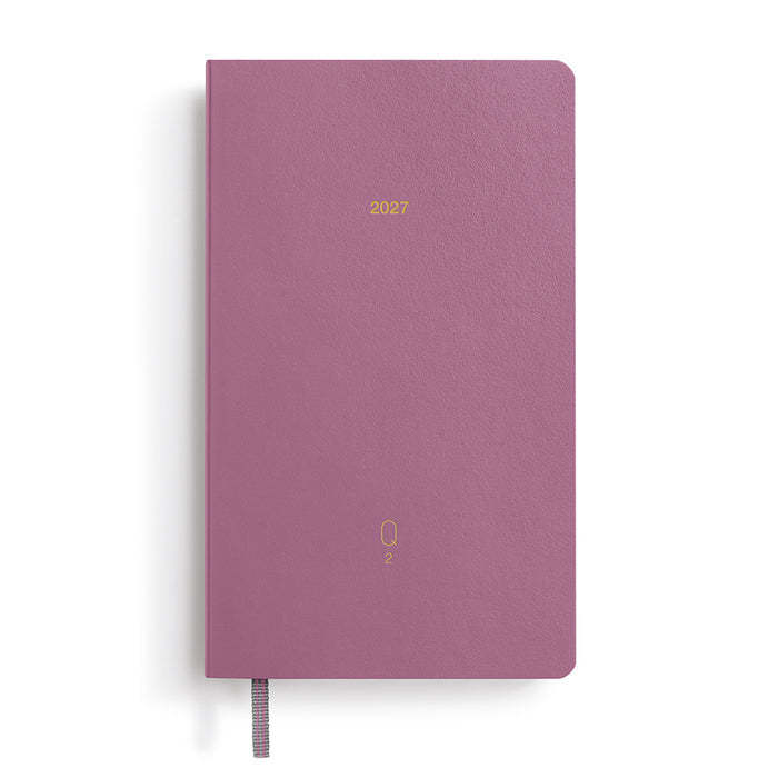 Leuchtturm1917 Quarterly Planner 2027 - Flex Cover - Set of 4 - Shades Of Rose - A6 - Dotted