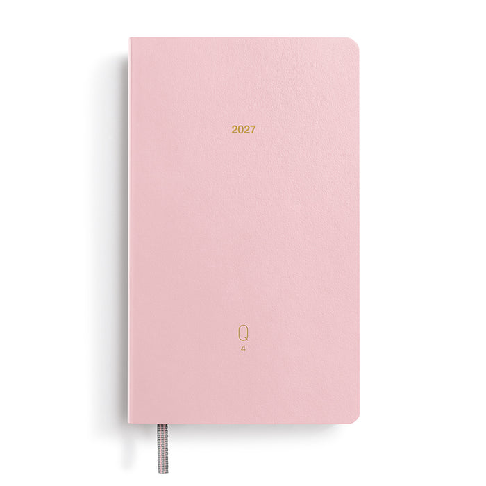 Leuchtturm1917 Quarterly Planner 2027 - Flex Cover - Set of 4 - Shades Of Rose - A6 - Dotted