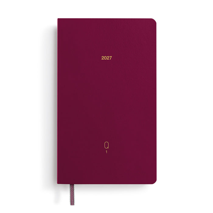Leuchtturm1917 Quarterly Planner 2027 - Flex Cover - Set of 4 - Shades Of Rose - A6 - Dotted