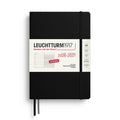 Leuchtturm1917 Weekly Planner & Notebook 2027 - Hard Cover - Black - A5 - Ruled