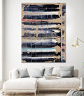 Light Blue, Red, Black by Jeff Iorillo on GIANT ART - black abstract