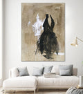 Little Black Dress 2 by PN Studio on GIANT ART - beige abstracts fashion