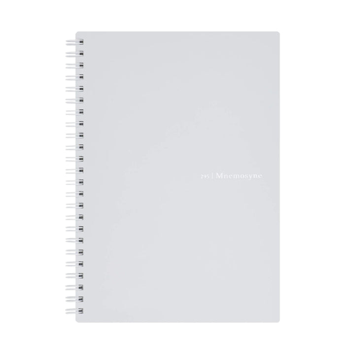 Maruman Mnemosyne N295-51 Spiral Grey Notebook - A5 - Ruled