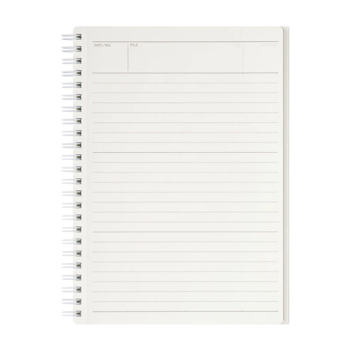 Maruman Mnemosyne N295-51 Spiral Grey Notebook - A5 - Ruled