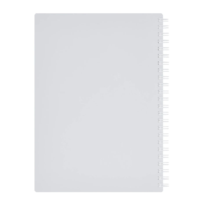 Maruman Mnemosyne N295-51 Spiral Grey Notebook - A5 - Ruled