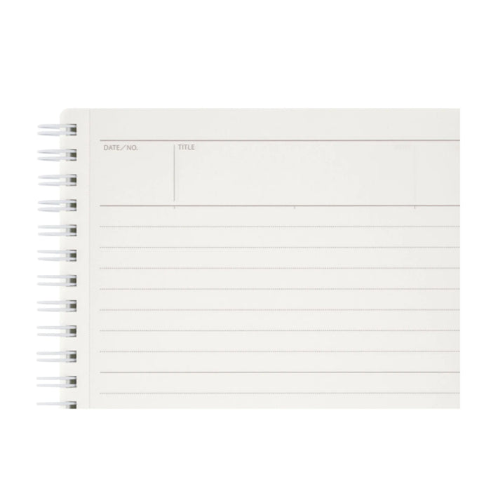 Maruman Mnemosyne N295-51 Spiral Grey Notebook - A5 - Ruled