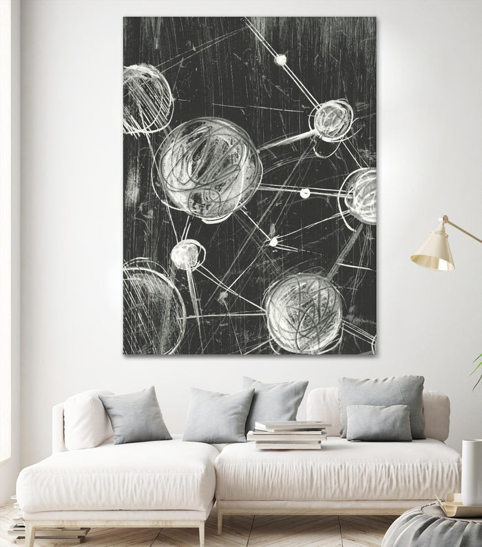 Molecular Fusion I by Ethan Harper on GIANT ART - black abstract