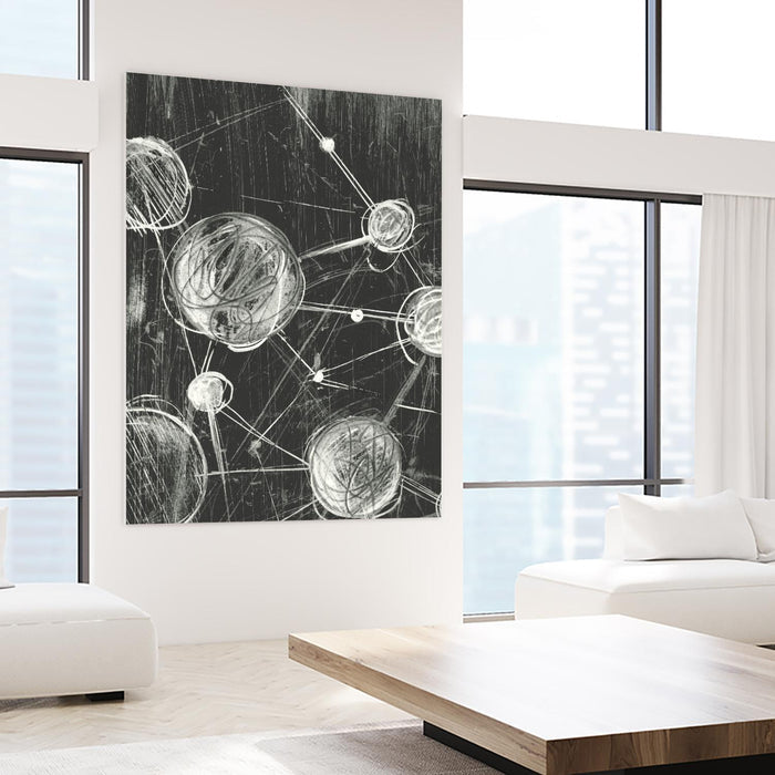 Molecular Fusion I by Ethan Harper on GIANT ART - black abstract