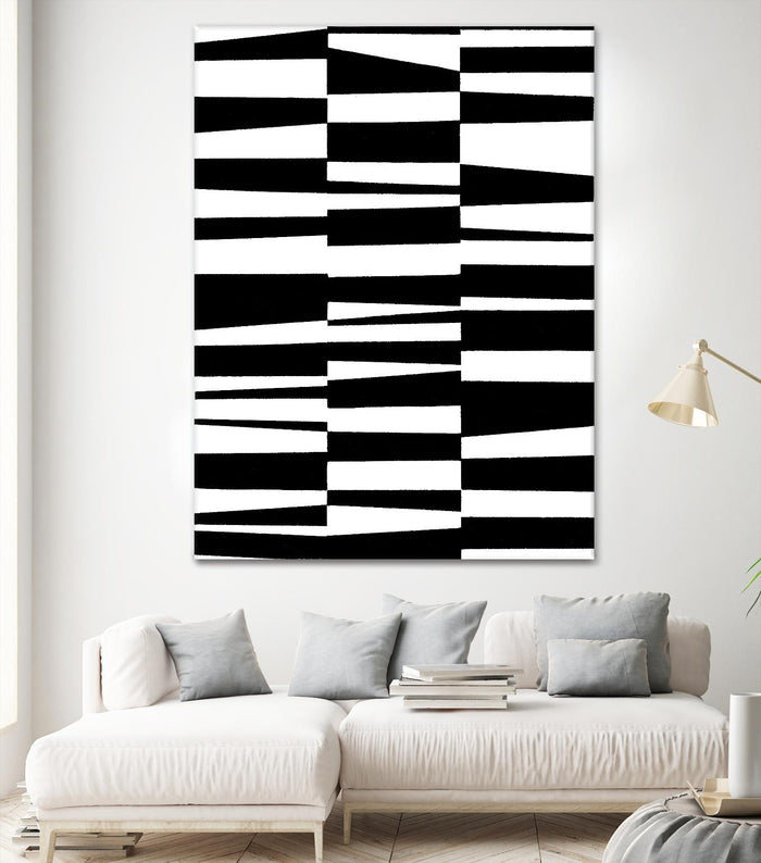 Monochrome Patterns 7 by Natasha Marie on GIANT ART - black abstract