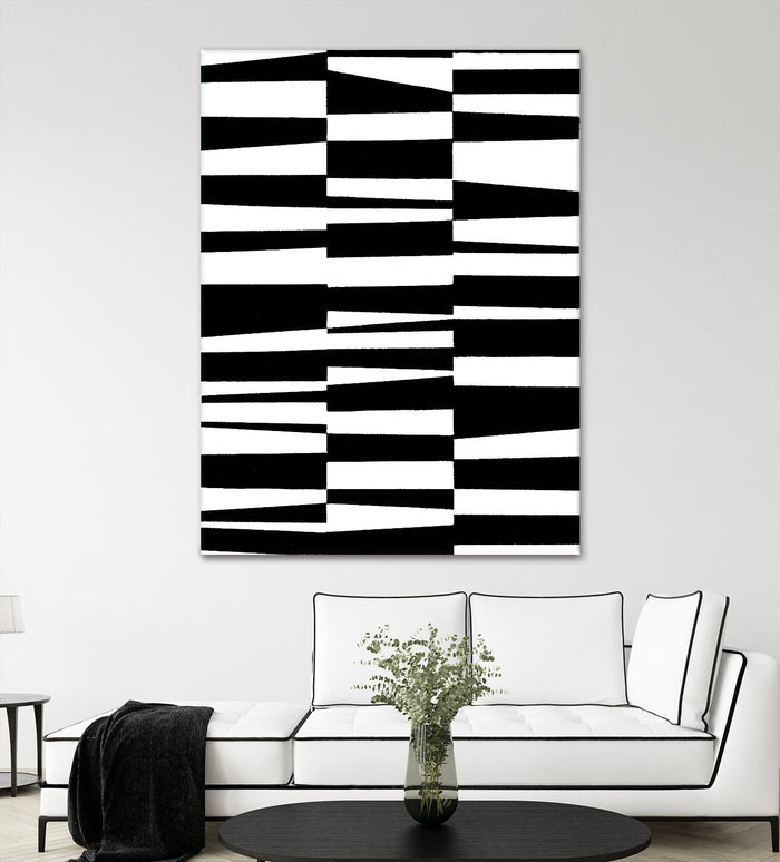 Monochrome Patterns 7 by Natasha Marie on GIANT ART - black abstract