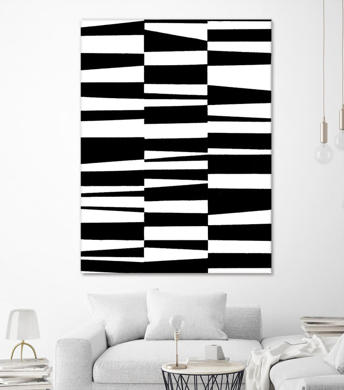 Monochrome Patterns 7 by Natasha Marie on GIANT ART - black abstract