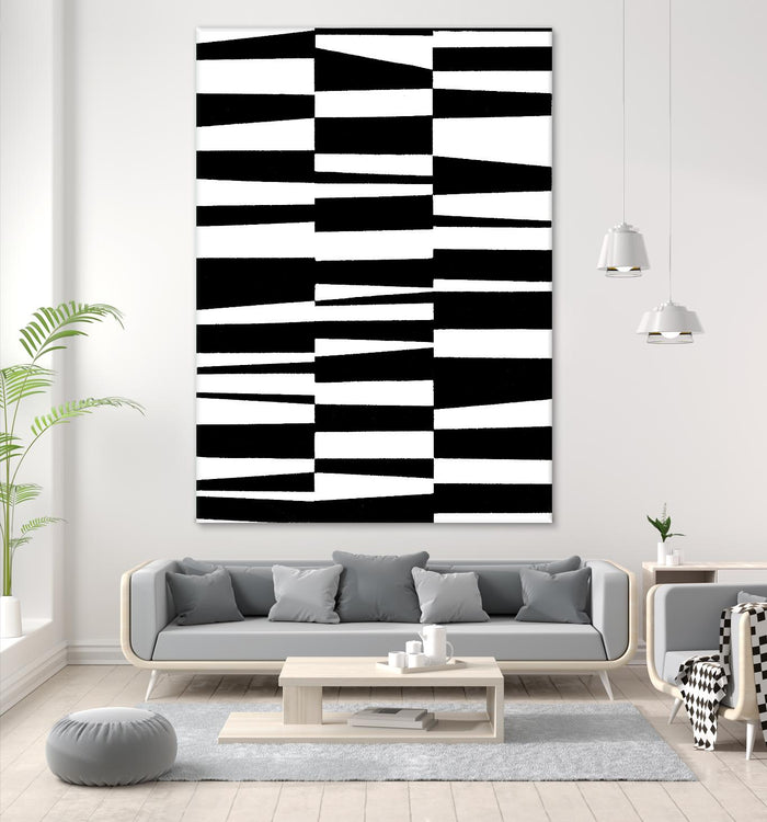 Monochrome Patterns 7 by Natasha Marie on GIANT ART - black abstract