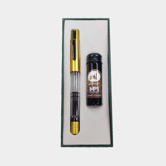 Monteverde MP1  Honey Yellow Fountain Pen with 15ml Honey Yellow Ink Bottle
