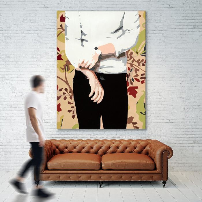 Mr. Right by Beth Ann Lawson on GIANT ART - black figurative fashion