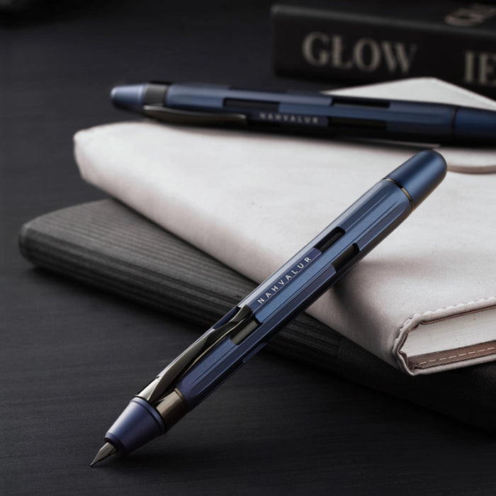 Nahvalur Eclipse Fountain Pen - Cobalt BT