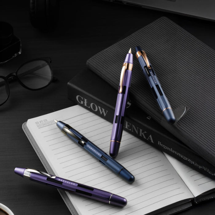 Nahvalur Eclipse Fountain Pen - Cobalt BT