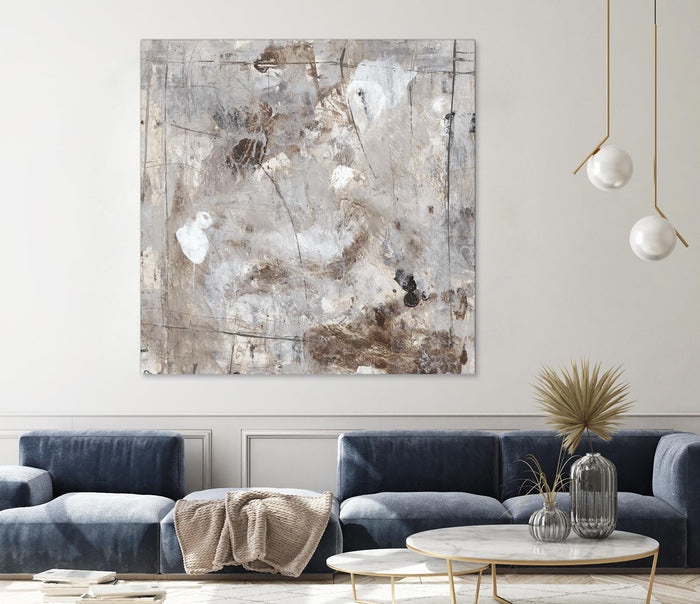 Neutral Jostle II by Tim OToole on GIANT ART - brown abstract