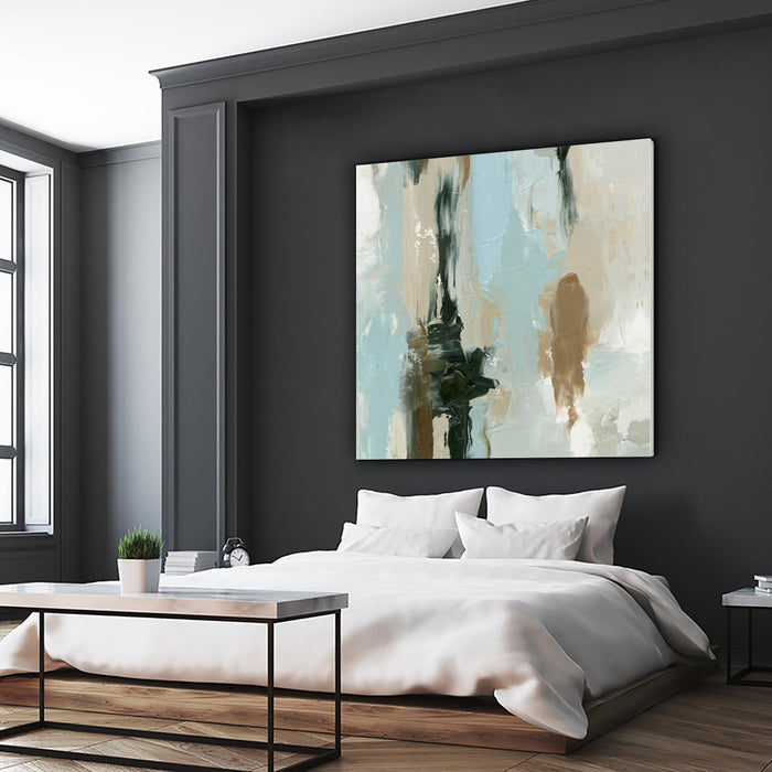 Neutral Landslide I by Emma Caroline on GIANT ART - green landscapes & seascapes abstract