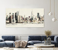 New York Waterfront A by GI ArtLab on GIANT ART - black city scene