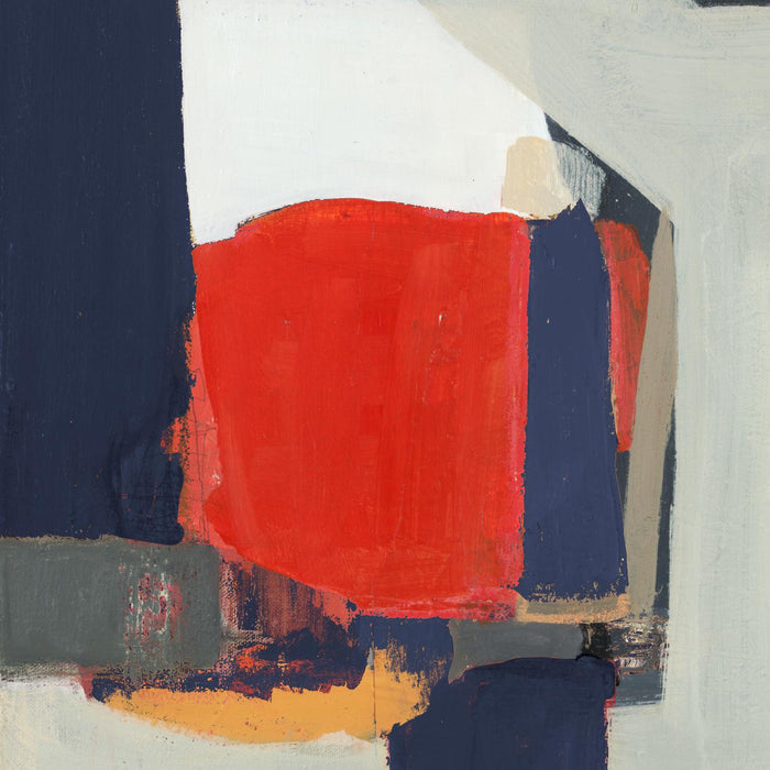Orange Crush V6 by Terri Burris on GIANT ART - whites & creams abstract geometric
