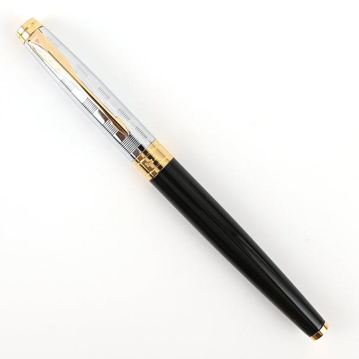 Parker Aster Fountain Pen - Deluxe Black & Chrome GT 7