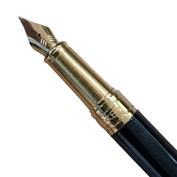 Parker Aster Fountain Pen - Deluxe Black & Gold GT