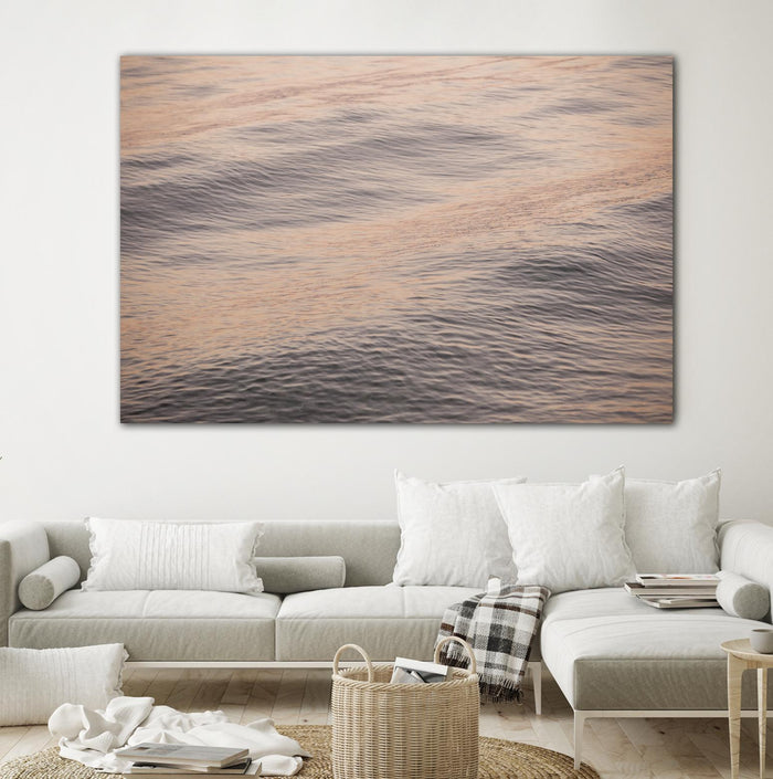 Peach Blooms by Aaron Matheson on GIANT ART - blue sea scene