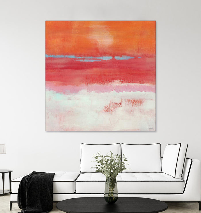 Persimmon Jump I by Jill Martin on GIANT ART - orange abstract