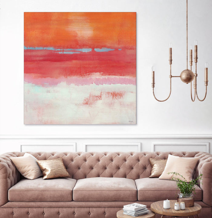 Persimmon Jump I by Jill Martin on GIANT ART - orange abstract