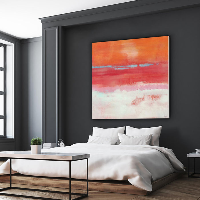 Persimmon Jump I by Jill Martin on GIANT ART - orange abstract