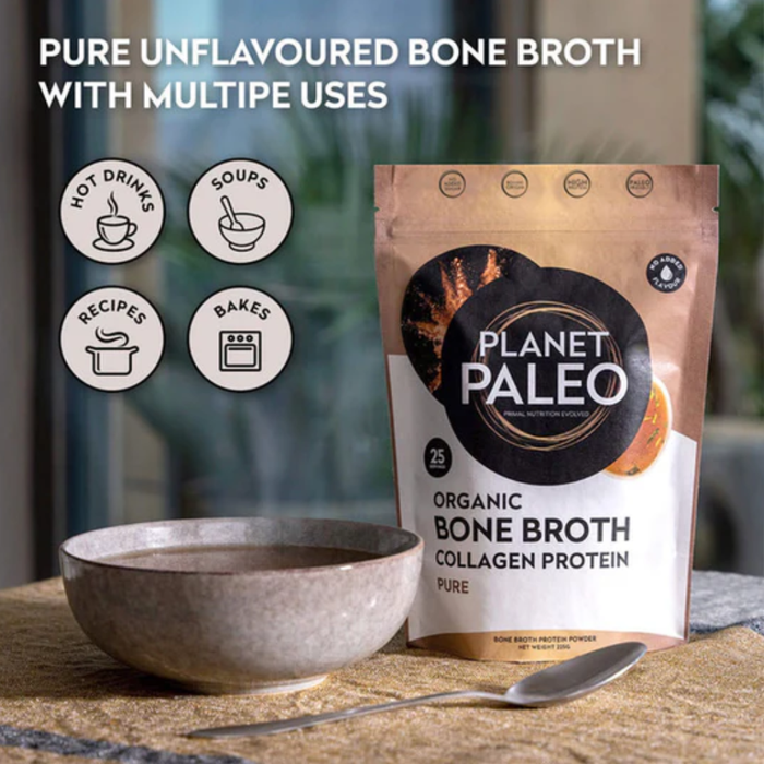 Planet Paleo Organic Bone Broth Pure Unflavoured 450g