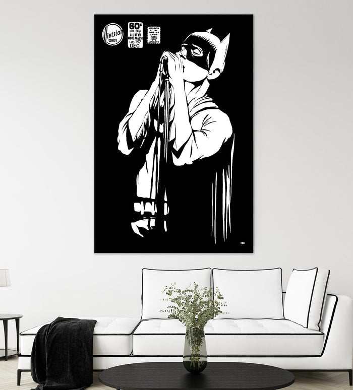 Post-Punk Dark Knight | The Shadowplay B&W Edition by Butcher Billy on GIANT ART