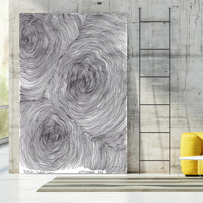 Ripples by Victor Fitzsimons on GIANT ART