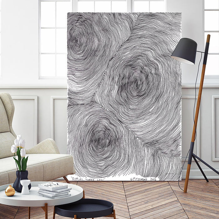 Ripples by Victor Fitzsimons on GIANT ART