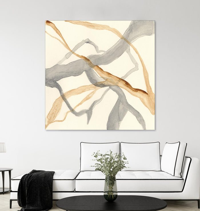 Rivulets II by Ren�e W. Stramel on GIANT ART - brown abstract