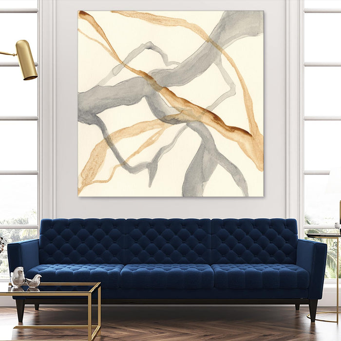 Rivulets II by Ren�e W. Stramel on GIANT ART - brown abstract