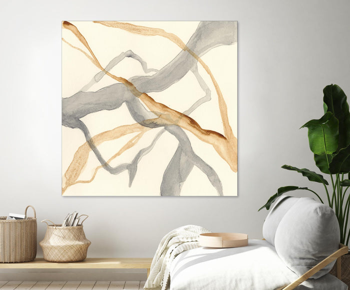 Rivulets II by Ren�e W. Stramel on GIANT ART - brown abstract