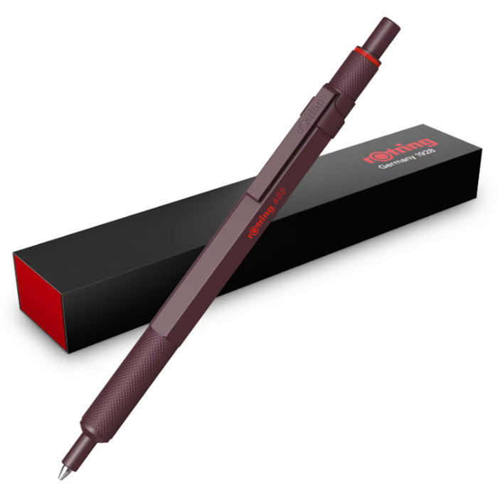 Rotring 600 Ball Pen - Choctruffle PVD