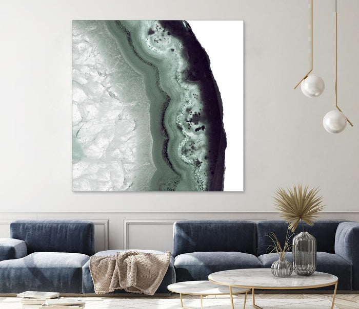 Sage Agate B by THE Studio on GIANT ART - green photo art