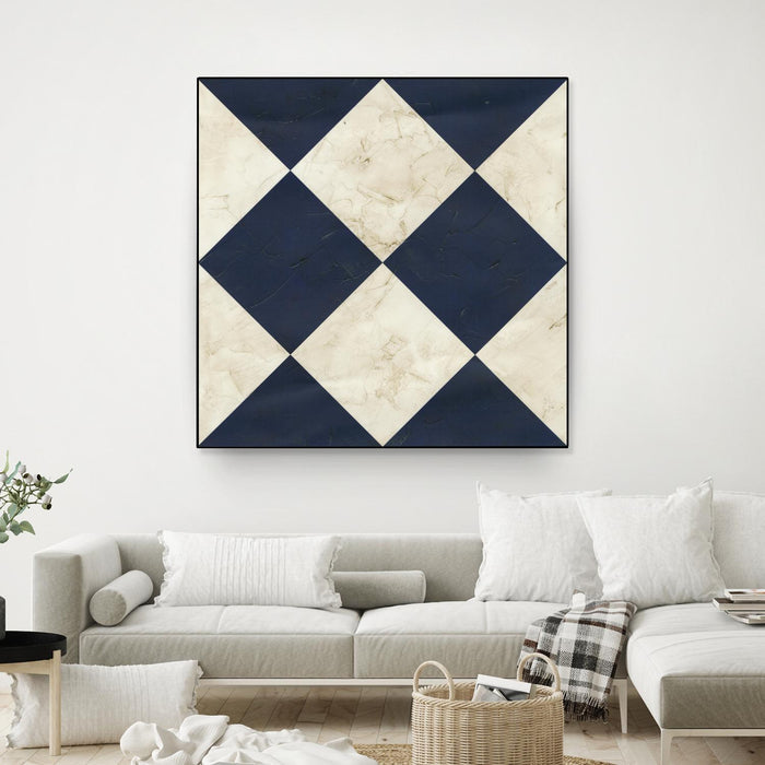 Seaside Signals I by June Erica Vess on GIANT ART - blue abstract