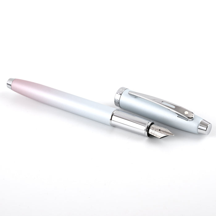 Sheaffer Expressions 100 Fountain Pen - Blue & Pink Pearlised Gradient CT 3