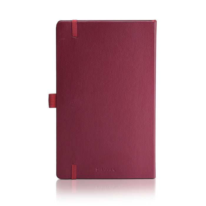 Sheaffer Hard Cover Notebook - Burgundy - Medium - Ruled
